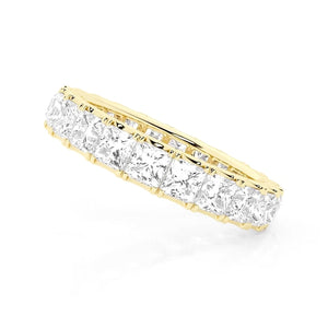 Princess Cut Moissanite Eternity Band - 5ctw.