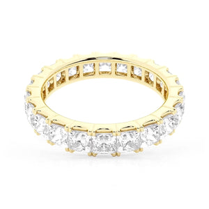 Princess Cut Moissanite Eternity Band - 5ctw.