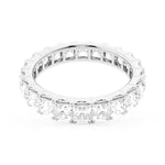 Princess Cut Moissanite Eternity Band - 5ctw.