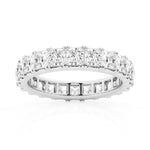 Princess Cut Moissanite Eternity Band - 5ctw.