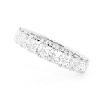 Princess Cut Moissanite Eternity Band - 5ctw.