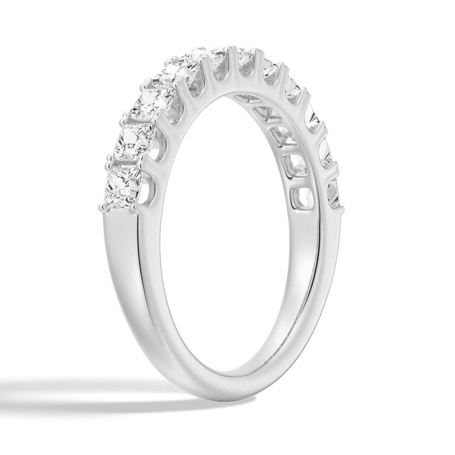 Princess Cut Moissanite Half Eternity Band - 1.65 ctw.