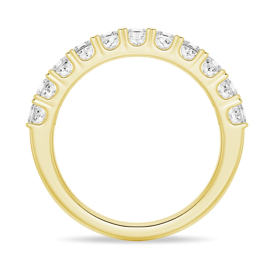 Princess Cut Moissanite Half Eternity Band - 1.65 ctw.