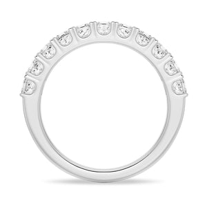 Princess Cut Moissanite Half Eternity Band - 1.65 ctw.