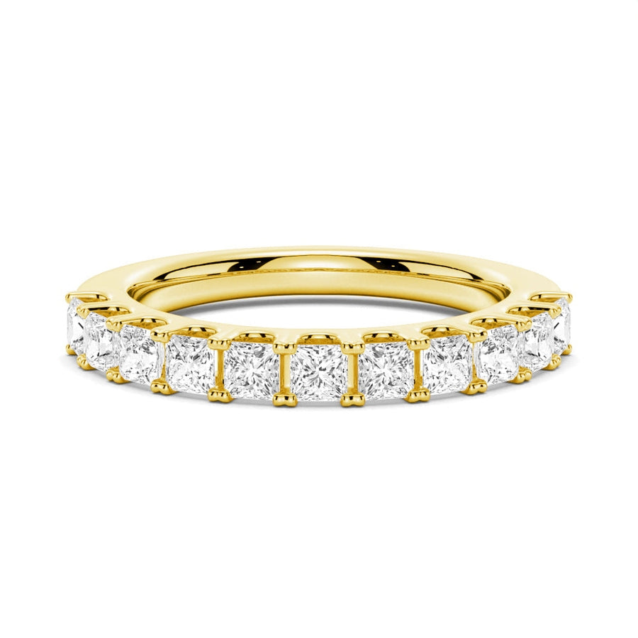 Princess Cut Moissanite Half Eternity Band - 1.65 ctw.