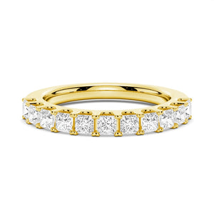 Princess Cut Moissanite Half Eternity Band - 1.65 ctw.