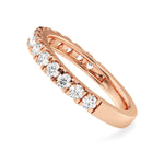 Radiant Brilliance Round Moissanite Wedding Band