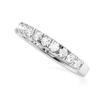 Radiant Brilliance Round Moissanite Wedding Band