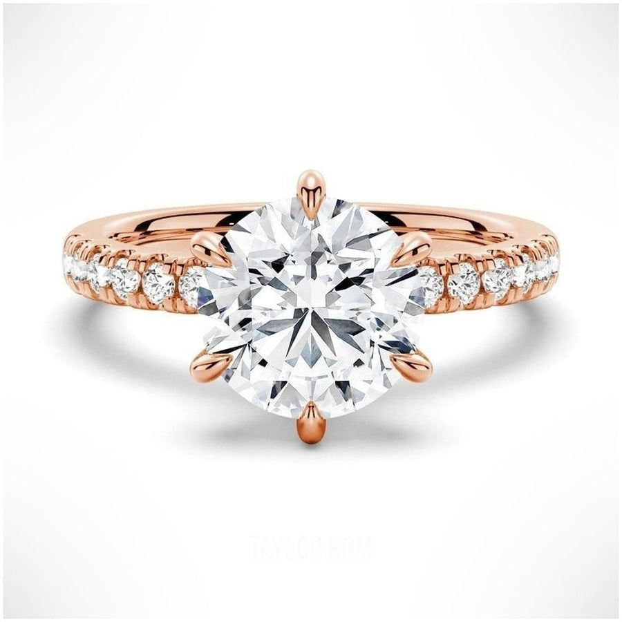 Radiant Moissanite Ring