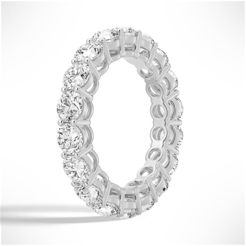 Radiant Unity Moissanite Eternity Band