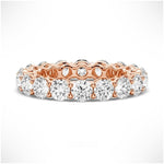 Radiant Unity Moissanite Eternity Band