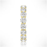 Radiant Unity Moissanite Eternity Band