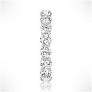 Radiant Unity Moissanite Eternity Band