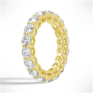 Radiant Unity Moissanite Eternity Band