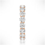 Radiant Unity Moissanite Eternity Band