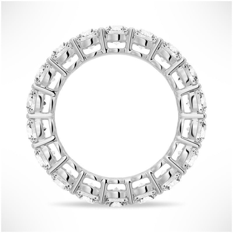 Radiant Unity Moissanite Eternity Band