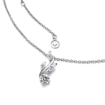 Round and Marquise Cut Moissanite Necklace