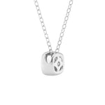 Solitaire Cushion Cut Moissanite Bezel Set Necklace