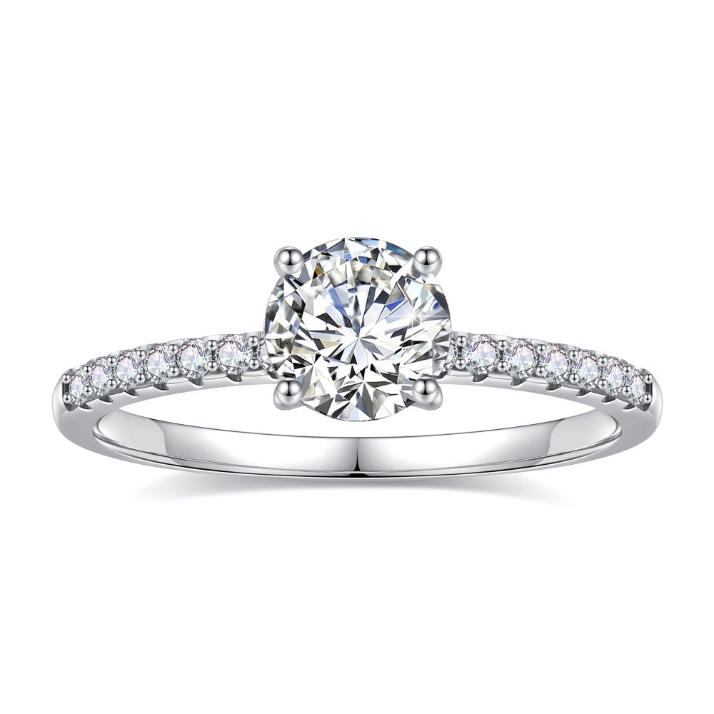 Starlit Symphony Moissanite Ring