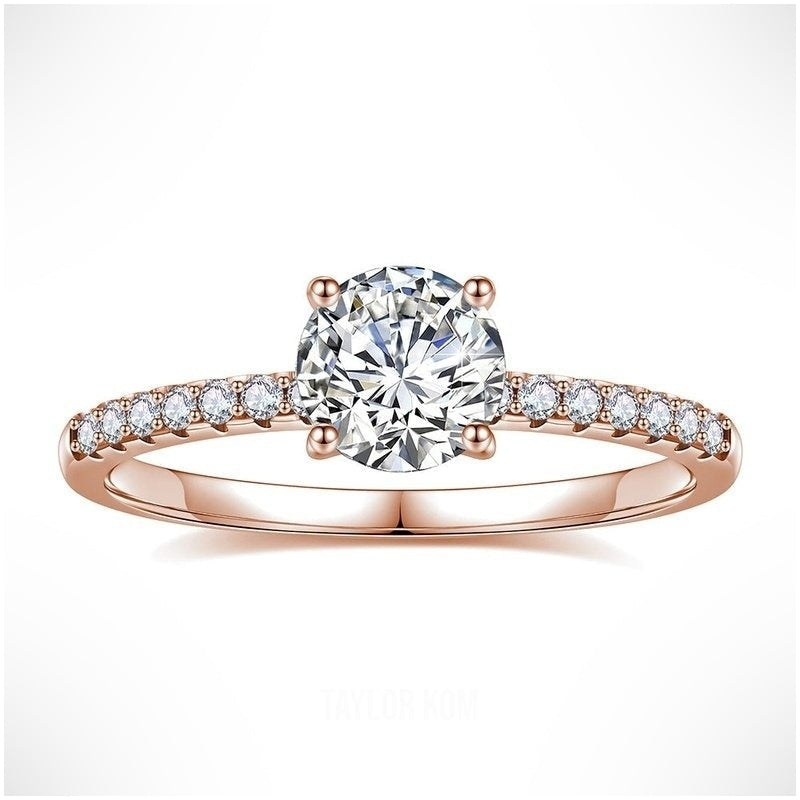 Starlit Symphony Moissanite Ring