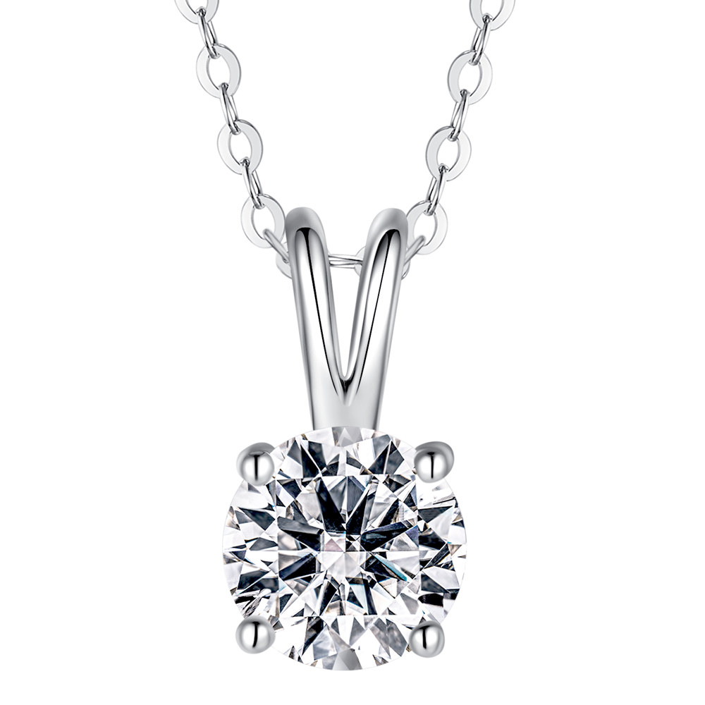 Starry Night Pendant 1 CT. Round Moissanite Brilliance