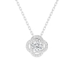 Sunburst Moissanite Necklace
