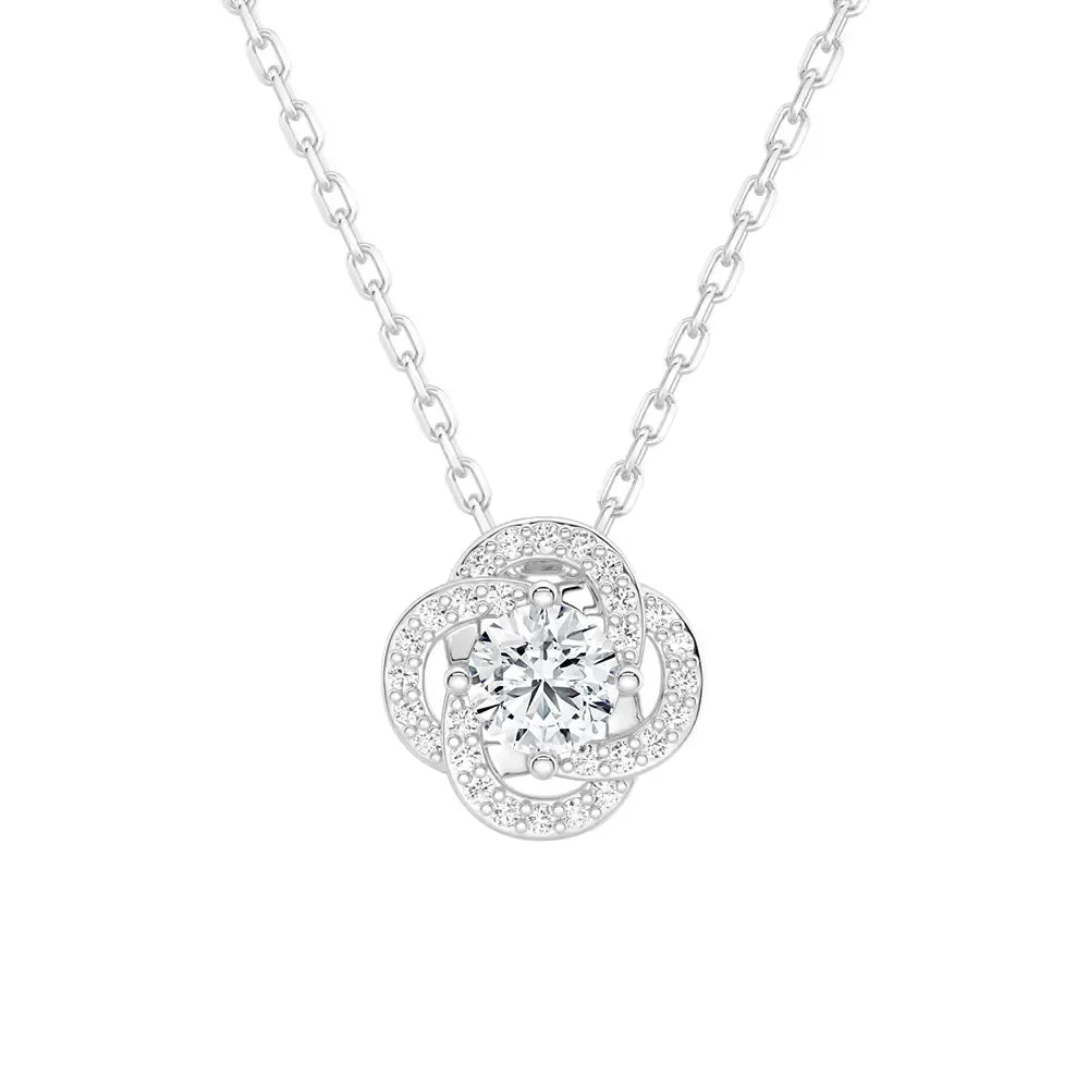 Sunburst Moissanite Necklace