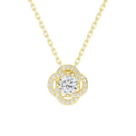 Sunburst Moissanite Necklace