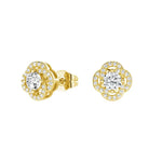 Sunburst Sparkle Stud Earrings