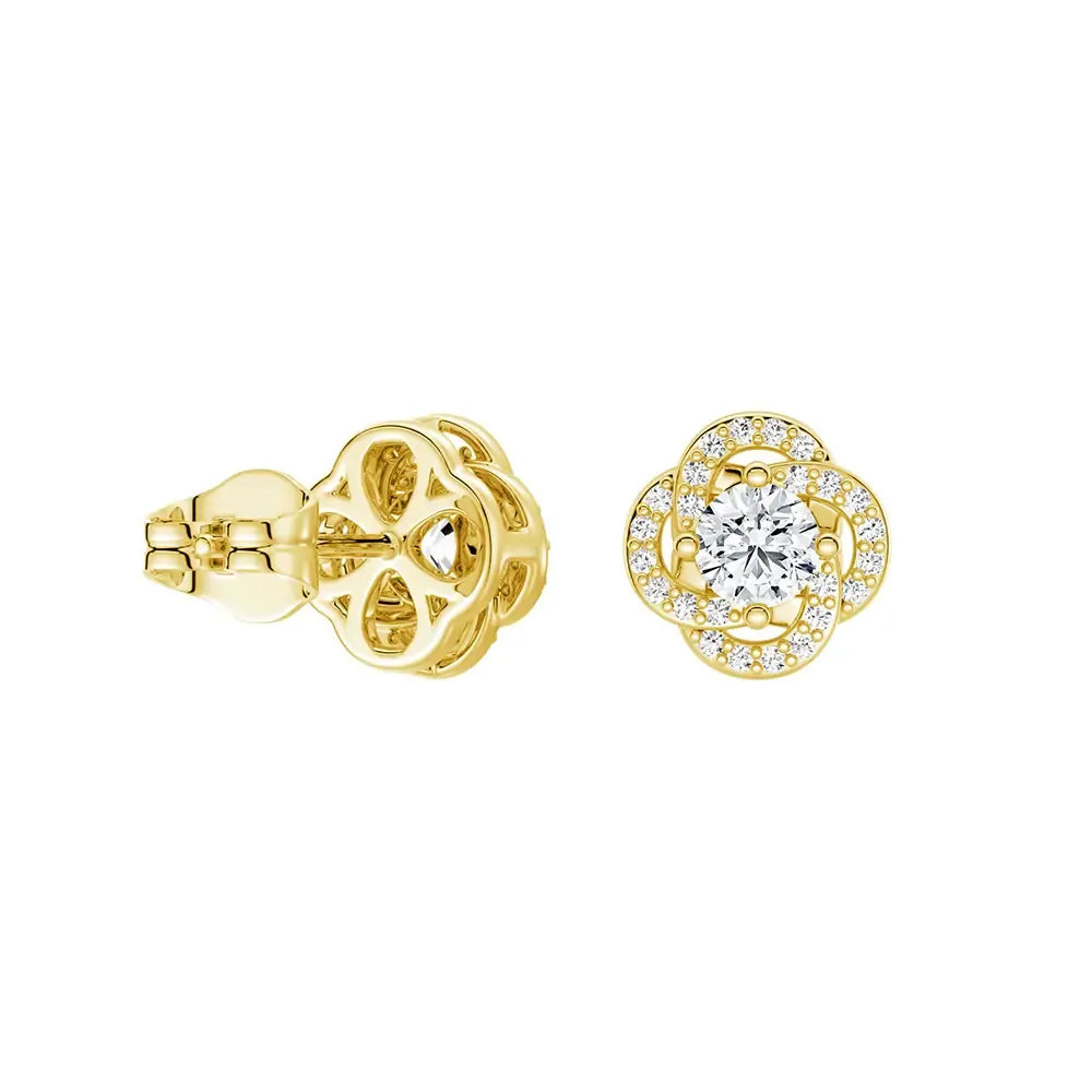 Sunburst Sparkle Stud Earrings