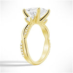 Timeless Elegance Princess-Cut Moissanite Ring