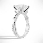 Timeless Elegance Princess-Cut Moissanite Ring