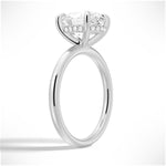 Velvet Dreams Oval Solitaire Moissanite Ring