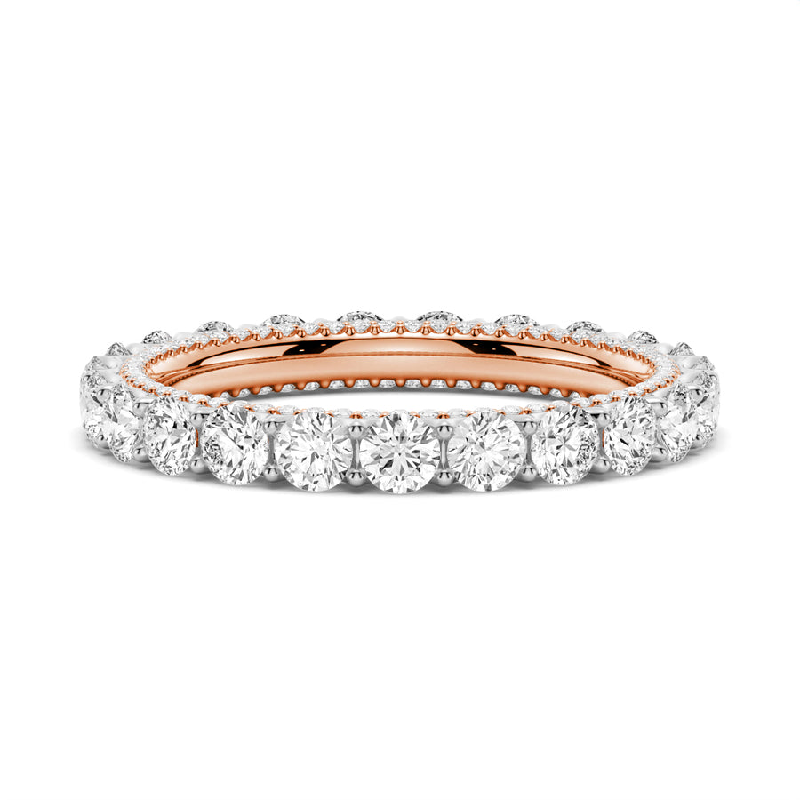 Whispering Brilliance Moissanite Wedding Band