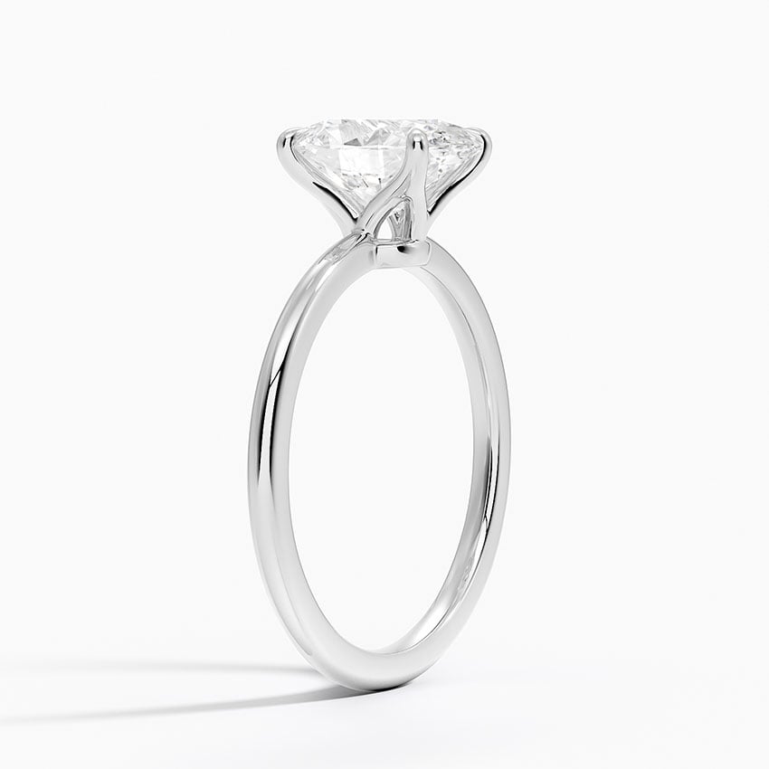 Classic Four - Prong Oval Cut Lab Grown Diamond Engagement Ring - TAYLOR KOM_10K Rose Gold