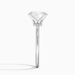 Classic Four - Prong Oval Cut Lab Grown Diamond Engagement Ring - TAYLOR KOM_10K Rose Gold