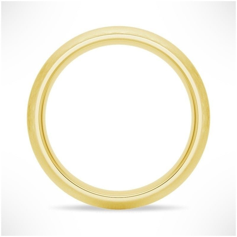 Classic Matte Finish Men's Wedding Band - 6mm - TAYLOR KOM_925 Sterling Silver