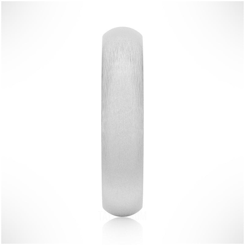 Classic Matte Finish Men's Wedding Band - 6mm - TAYLOR KOM_925 Sterling Silver