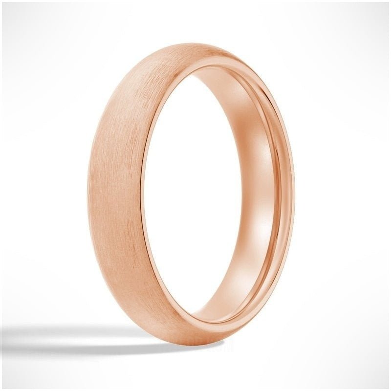 Classic Matte Finish Men's Wedding Band - 6mm - TAYLOR KOM_925 Sterling Silver