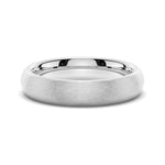 Classic Matte Finish Men's Wedding Band - 6mm - TAYLOR KOM_925 Sterling Silver