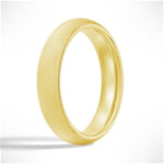 Classic Matte Finish Men's Wedding Band - 6mm - TAYLOR KOM_925 Sterling Silver