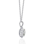 Flower Shaped Moissanite Necklace - TAYLOR KOM_
