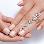 Four Prong Oval Shaped Lab Grown Diamond Engagement Ring With Hidden Halo - TAYLOR KOM_10K Rose Gold