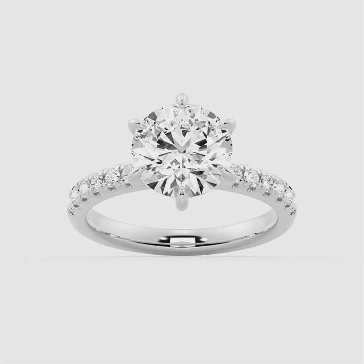 Radiant Moissanite Ring